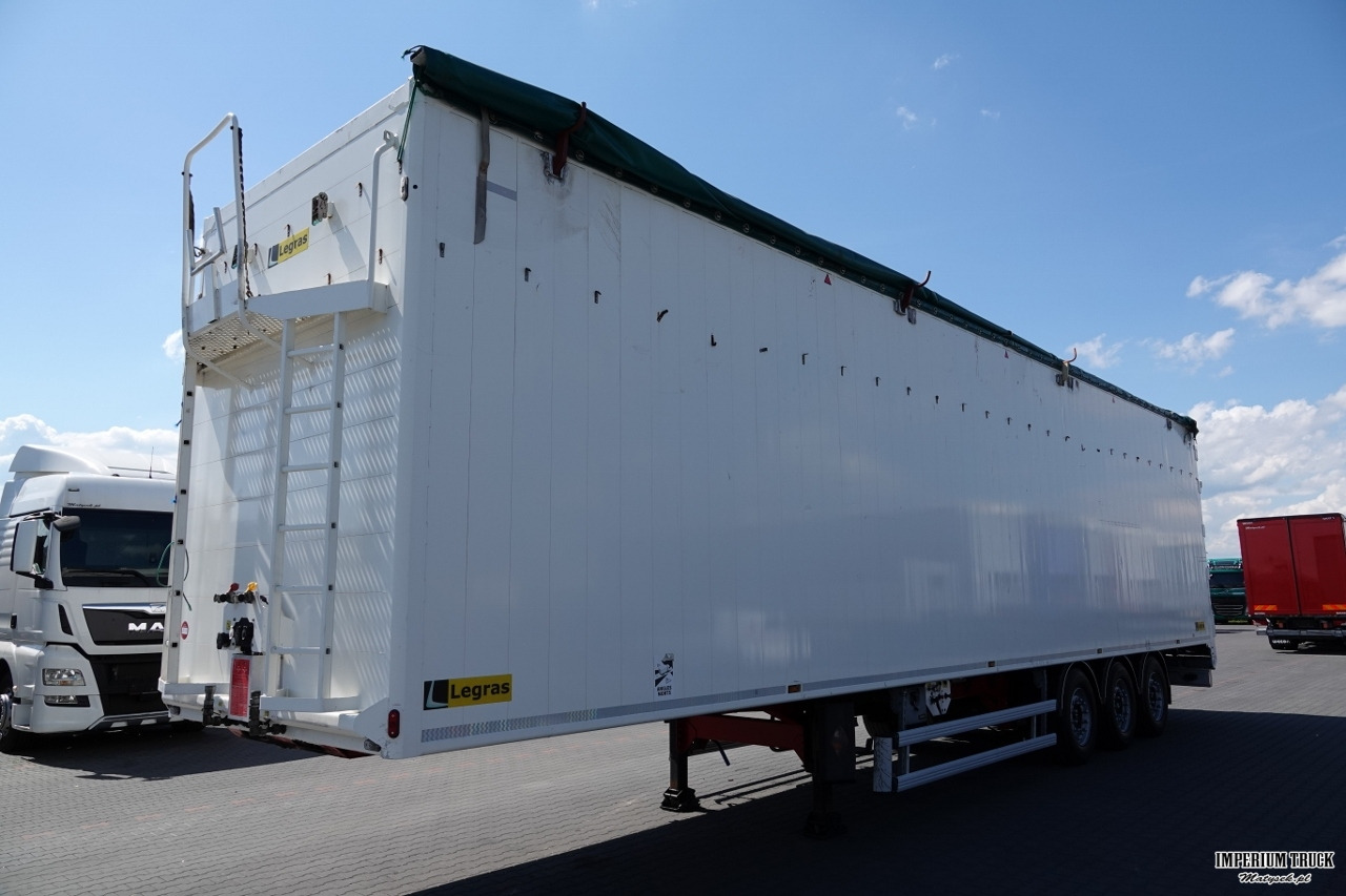 LEGRAS / RUCHOMA PODŁOGA / WALKING FLOOR / 98 m3 / OPONY 100 % / PODŁOGA - 10 MM / SPROWADZONA - Полуприцеп с подвижным полом: фото 3 LEGRAS / RUCHOMA PODŁOGA / WALKING FLOOR / 98 m3 / OPONY 100 % / PODŁOGA - 10 MM / SPROWADZONA - Полуприцеп с подвижным полом: фото 3