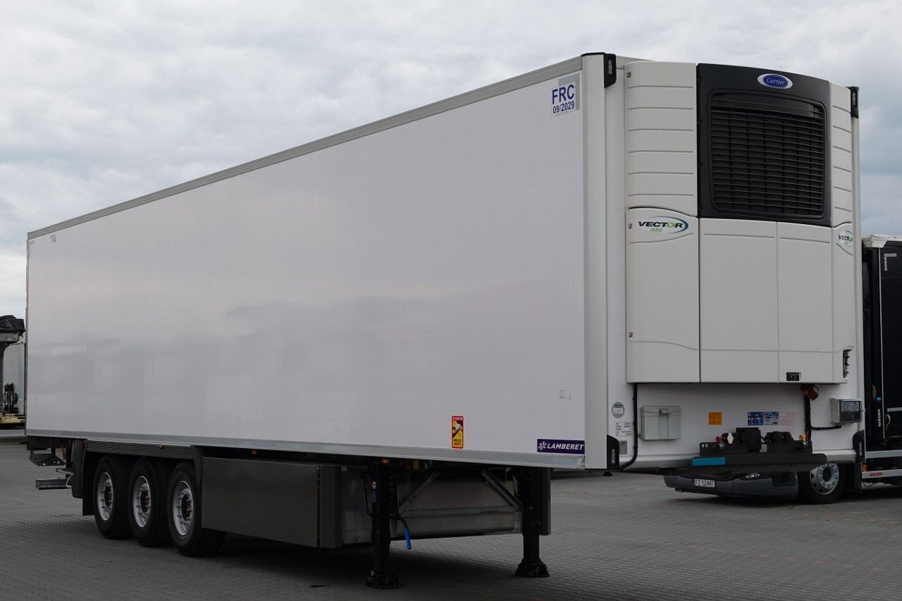 Полуприцеп-рефрижератор Lamberet CHŁODNIA / CARIER VECTOR 1550 / KOSZ NA PALETY: фото 1