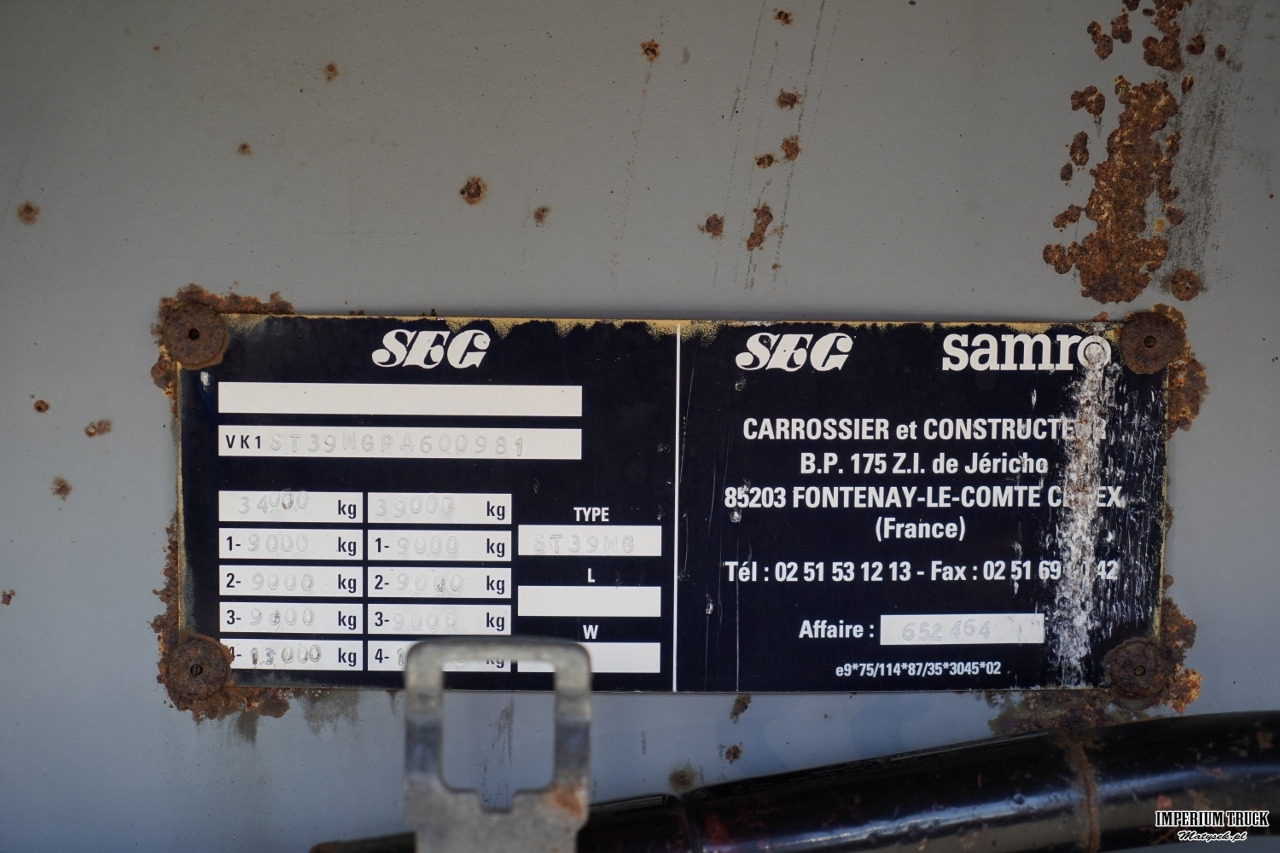 Полуприцеп бортовой/ Платформа SAMRO / NACZEPA PLATFORMA / STALOWA PODŁOGA: фото 18