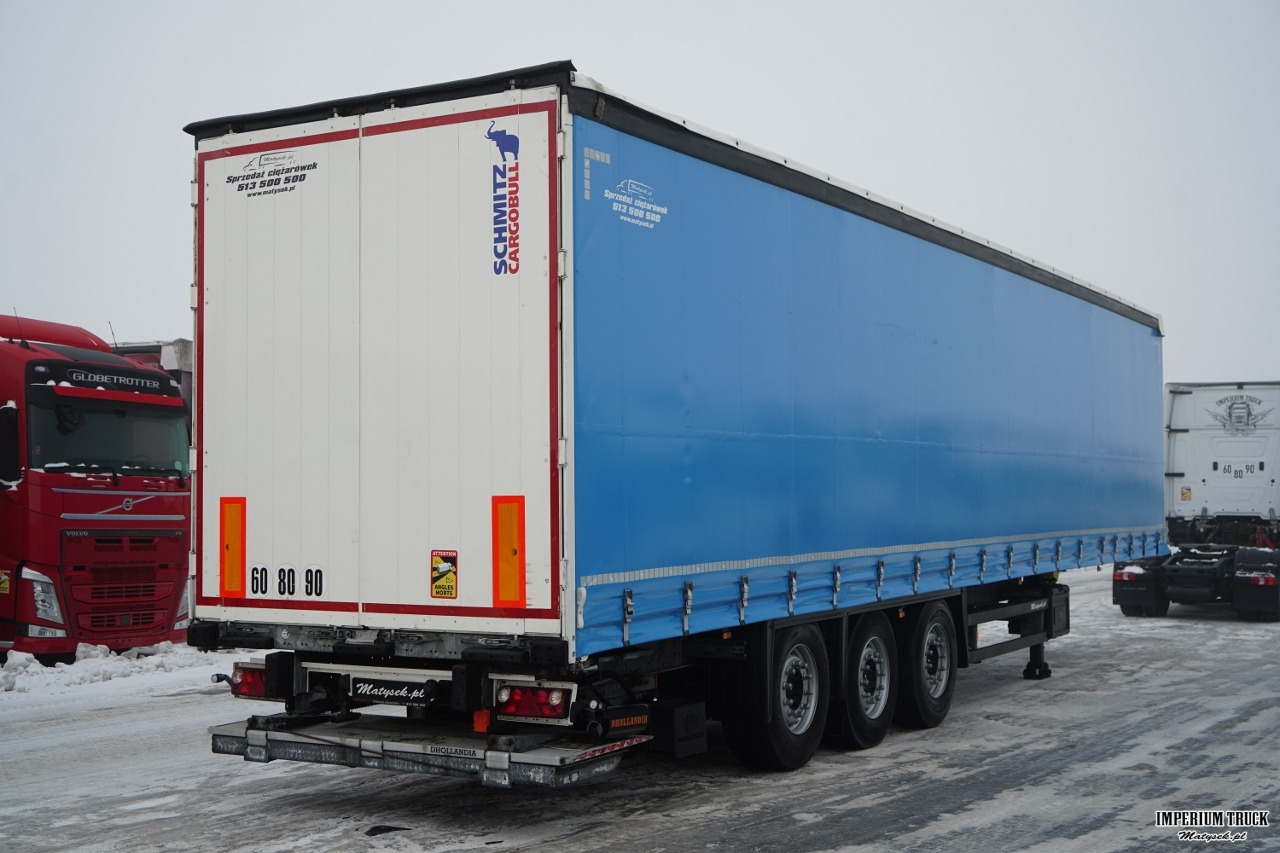 SCHMITZ / FIRANKA / WINDA ZAŁADOWCZA DHOLLANDIA -2000 KG / 2 OSIE PODNOSZONE / - Тентованный полуприцеп: фото 1 SCHMITZ / FIRANKA / WINDA ZAŁADOWCZA DHOLLANDIA -2000 KG / 2 OSIE PODNOSZONE / - Тентованный полуприцеп: фото 1