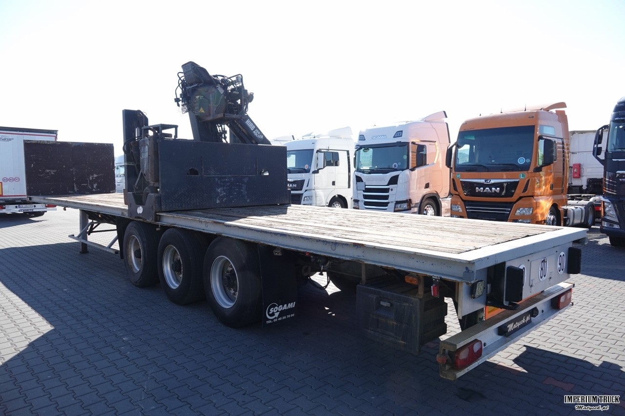 Samro NACZEPA PLATFORMA / + HDS HIAB R 150 F3 - WYSÓW : 8 METRÓW - Полуприцеп бортовой/ Платформа: фото 3 Samro NACZEPA PLATFORMA / + HDS HIAB R 150 F3 - WYSÓW : 8 METRÓW - Полуприцеп бортовой/ Платформа: фото 3