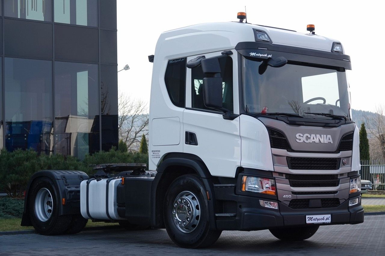 Тягач Scania P 450 / RETARDER / NISKA KABINA / HYDRAULIKA / 2: фото 1