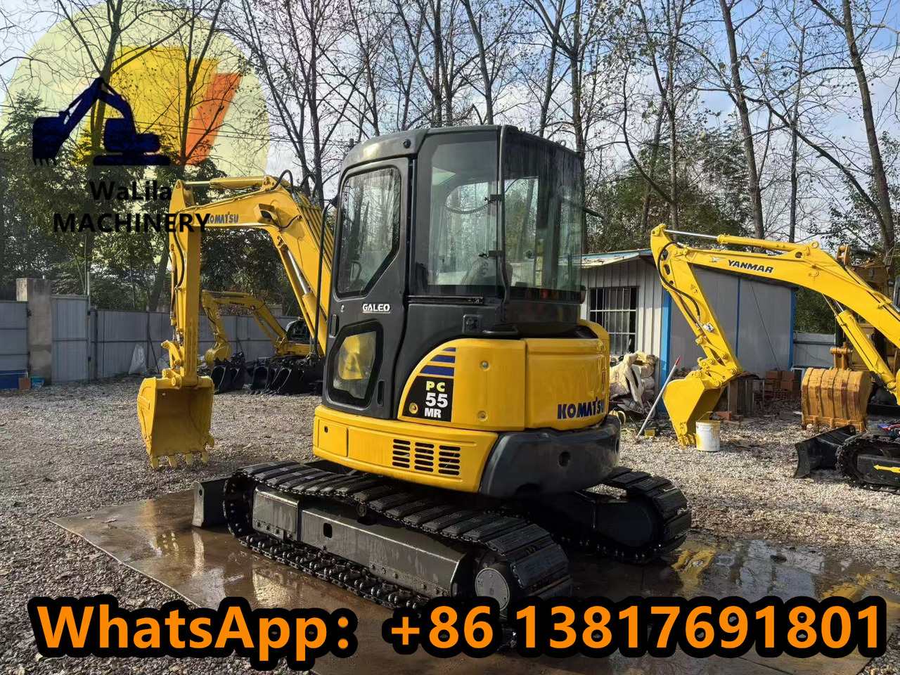 KOMATSU PC55MR-3 - Мини-экскаватор: фото 1 KOMATSU PC55MR-3 - Мини-экскаватор: фото 1