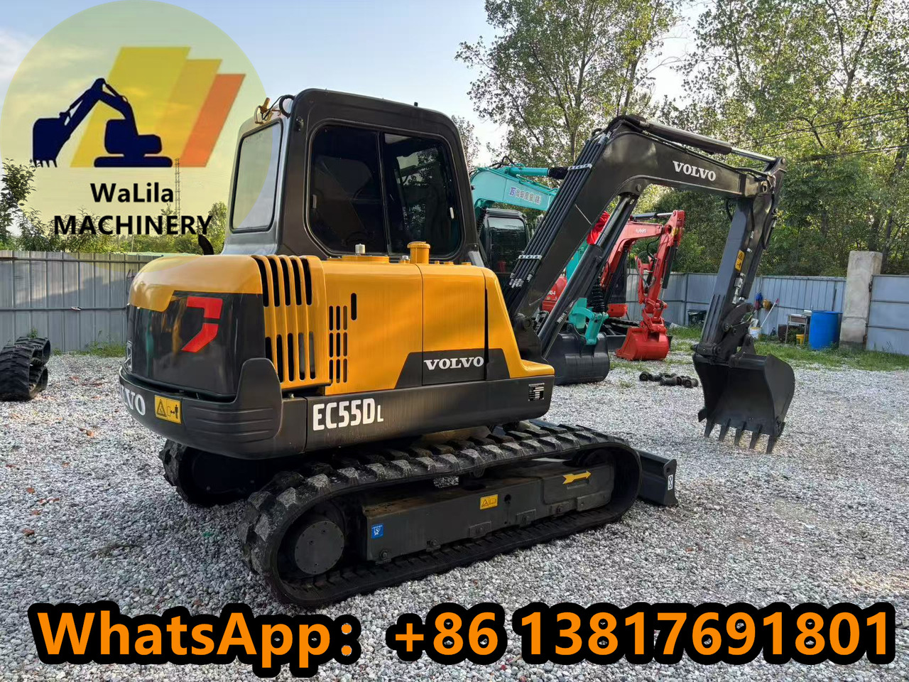 VOLVO EC55 Rubber track version - Мини-экскаватор: фото 4 VOLVO EC55 Rubber track version - Мини-экскаватор: фото 4