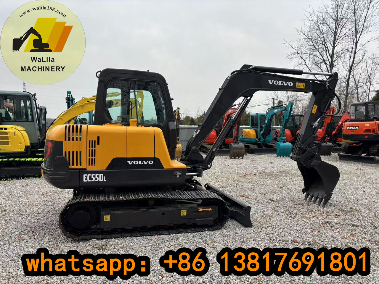 Volvo EC55D - Мини-экскаватор: фото 1 Volvo EC55D - Мини-экскаватор: фото 1