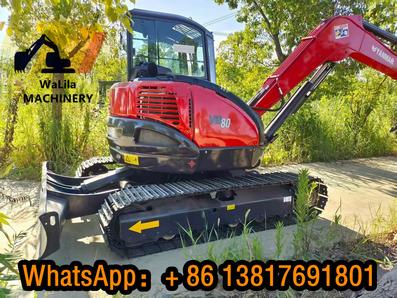 YANMAR VIO80 - Мини-экскаватор: фото 1 YANMAR VIO80 - Мини-экскаватор: фото 1