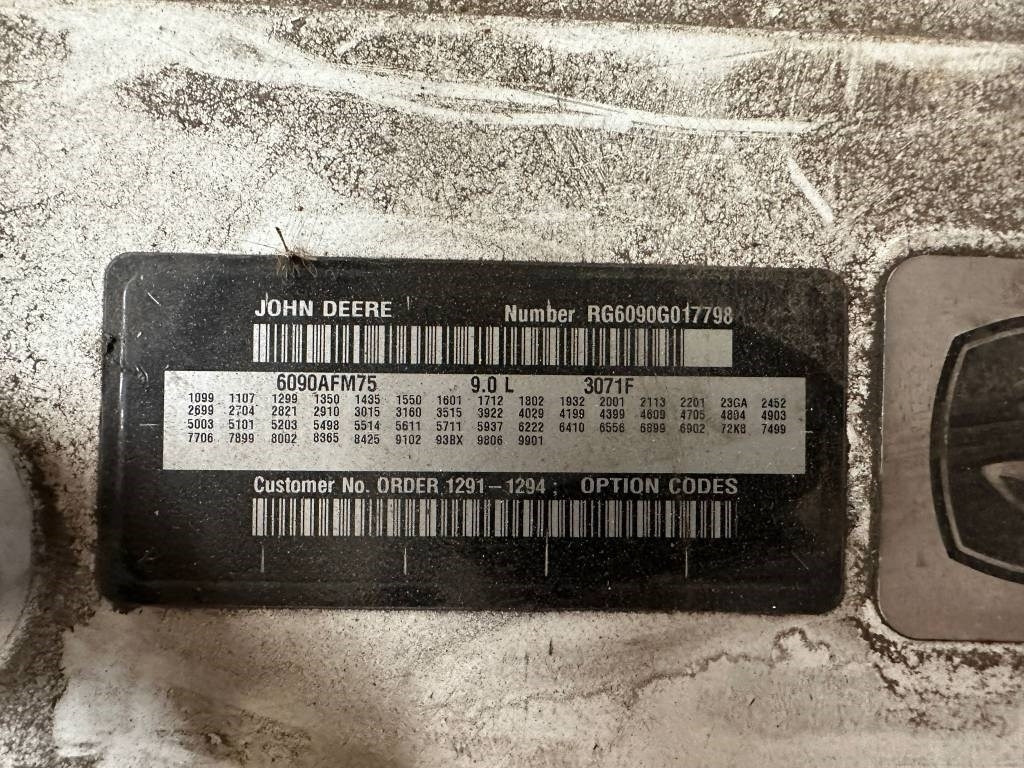 John Deere 6090 AFM75 ENGINE - Двигатель для Сельскохозяйственной техники: фото 5 John Deere 6090 AFM75 ENGINE - Двигатель для Сельскохозяйственной техники: фото 5