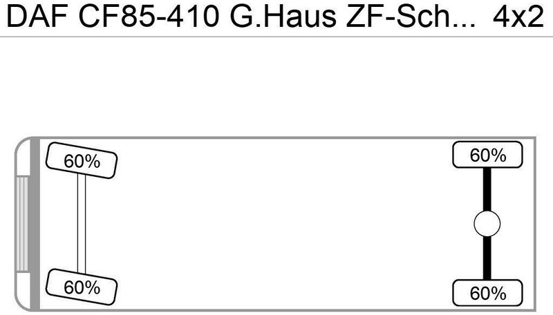 DAF CF85-410 G.Haus ZF-Schalter German Truck - Грузовик-шасси: фото 4 DAF CF85-410 G.Haus ZF-Schalter German Truck - Грузовик-шасси: фото 4