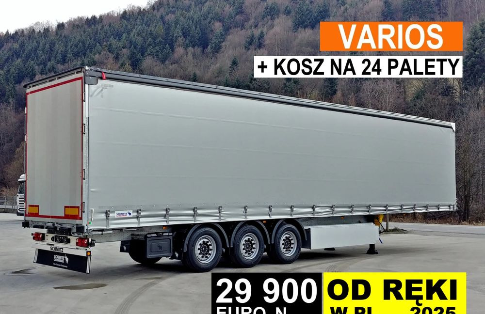 Schmitz Cargobull VARIOS + 24 PAL KOSZ - Тентованный полуприцеп: фото 1 Schmitz Cargobull VARIOS + 24 PAL KOSZ - Тентованный полуприцеп: фото 1