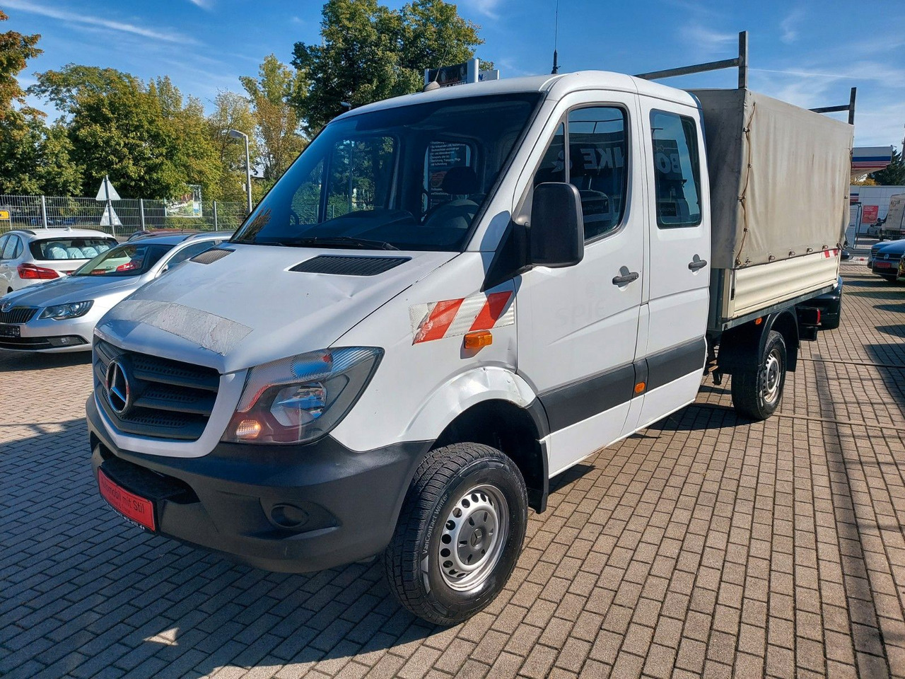 Mercedes-Benz Sprinter II Pritsche DoKa 316 CDI 4X4 Klima - Тентованный фургон, Грузопассажирский фургон: фото 4 Mercedes-Benz Sprinter II Pritsche DoKa 316 CDI 4X4 Klima - Тентованный фургон, Грузопассажирский фургон: фото 4