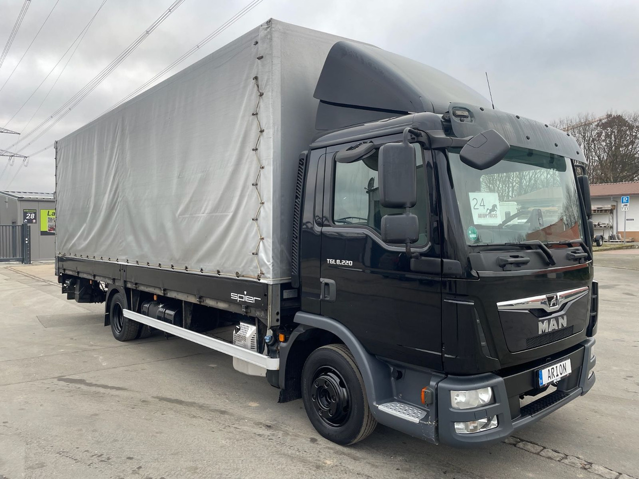 MAN TGL 8.220 4x2 Pritsche+Plane/LBW/DAUTEL/AC/EU6c - Тентованный фургон: фото 1 MAN TGL 8.220 4x2 Pritsche+Plane/LBW/DAUTEL/AC/EU6c - Тентованный фургон: фото 1