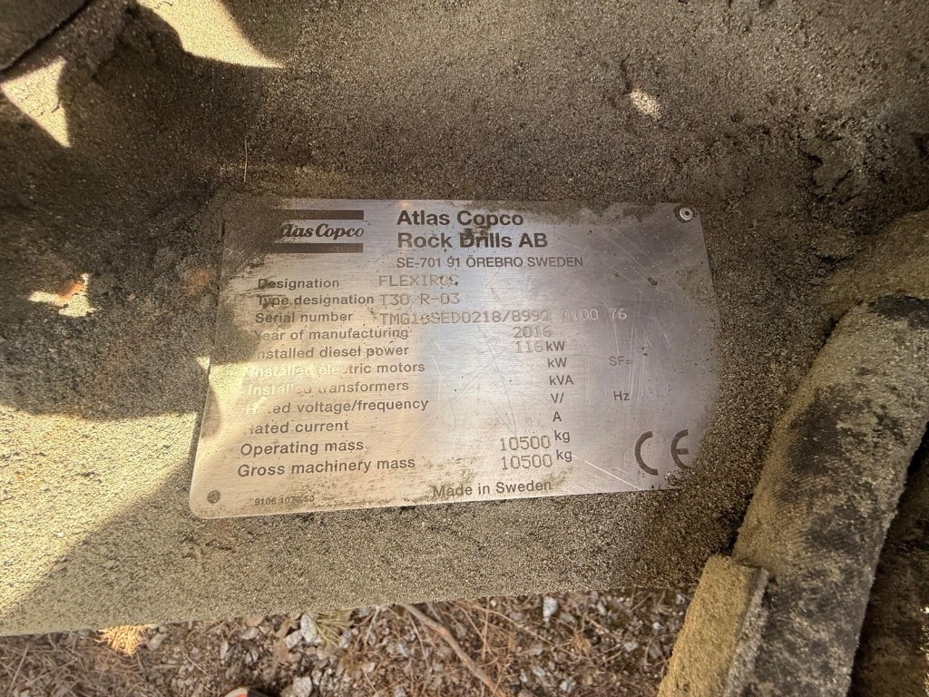 Atlas Copco FLEXIROC T30 R-03 - Буровая машина: фото 2 Atlas Copco FLEXIROC T30 R-03 - Буровая машина: фото 2