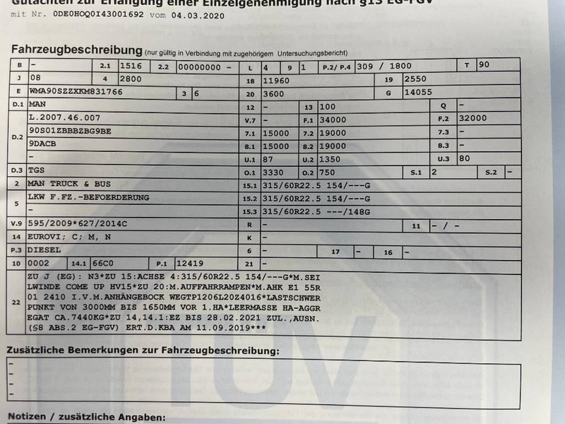 MAN TGS 35.420 в лизинг MAN TGS 35.420: фото 17 MAN TGS 35.420 в лизинг MAN TGS 35.420: фото 17