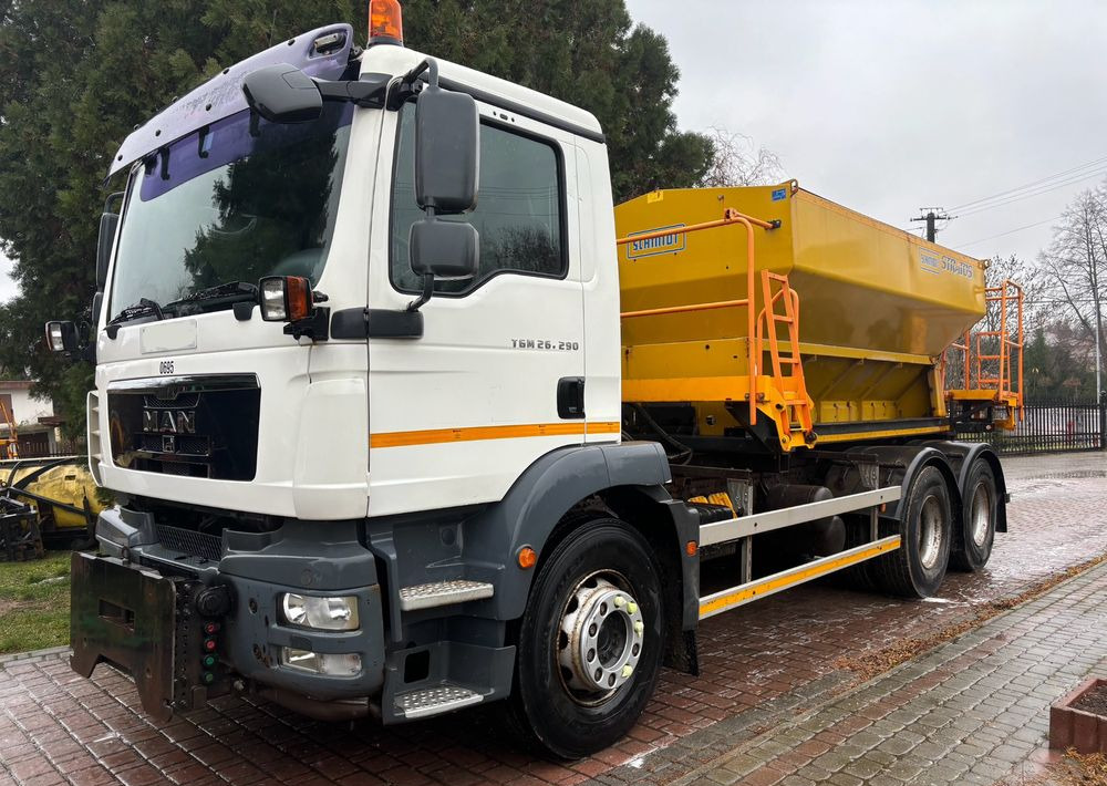 MAN TGM 26.290 6X4 SCHMIDT STARTOS II PIASKARKA PŁUG - Коммунальная/ Специальная техника, Грузовик: фото 2 MAN TGM 26.290 6X4 SCHMIDT STARTOS II PIASKARKA PŁUG - Коммунальная/ Специальная техника, Грузовик: фото 2