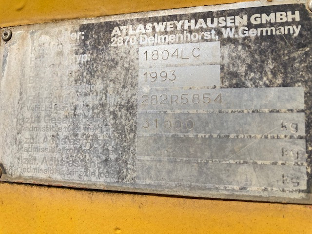 Pelle sur Chenilles ATLAS 1804 - Гусеничный экскаватор: фото 5 Pelle sur Chenilles ATLAS 1804 - Гусеничный экскаватор: фото 5