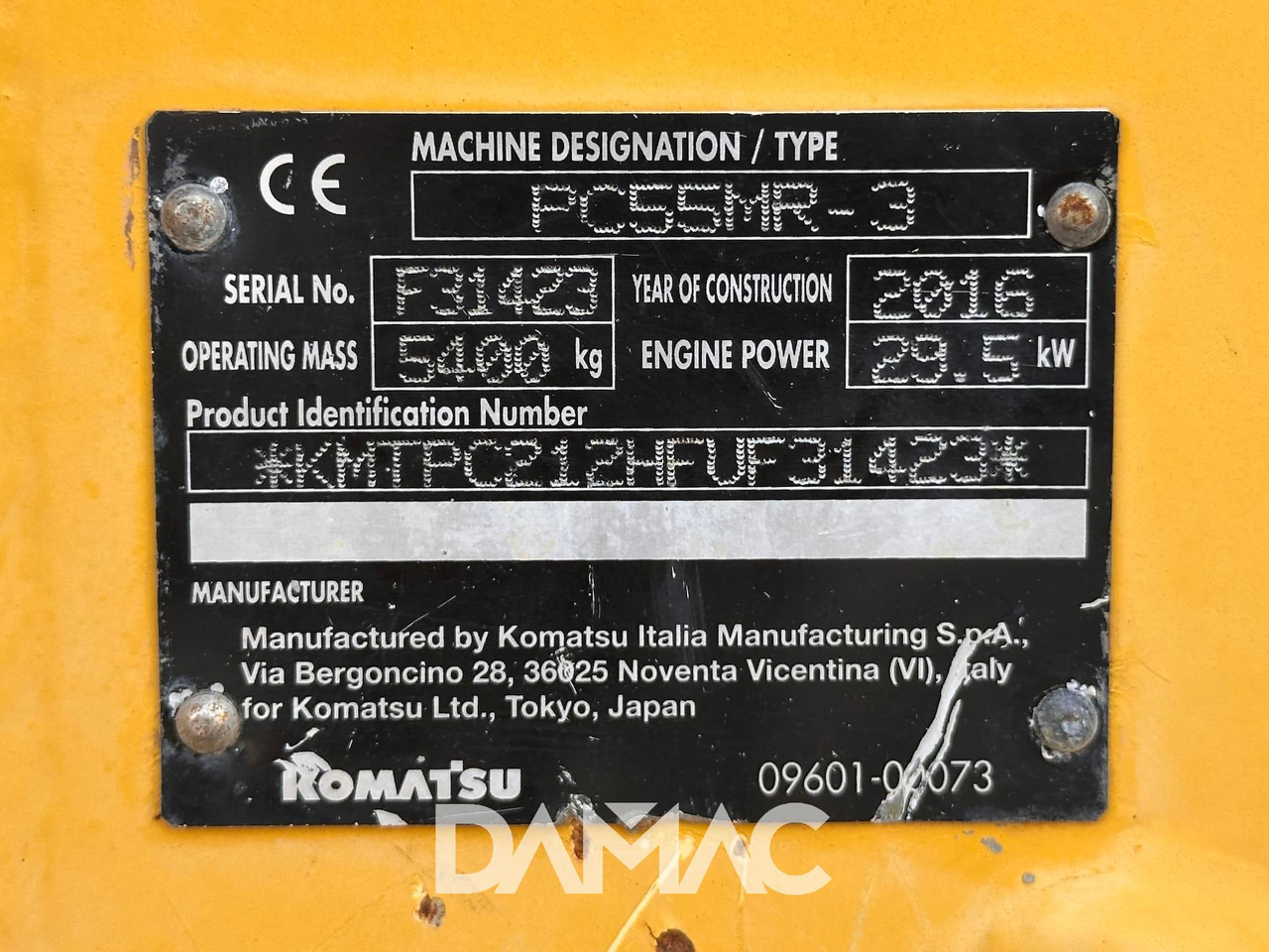 Мини-экскаватор KOMATSU PC55MR-3: фото 26