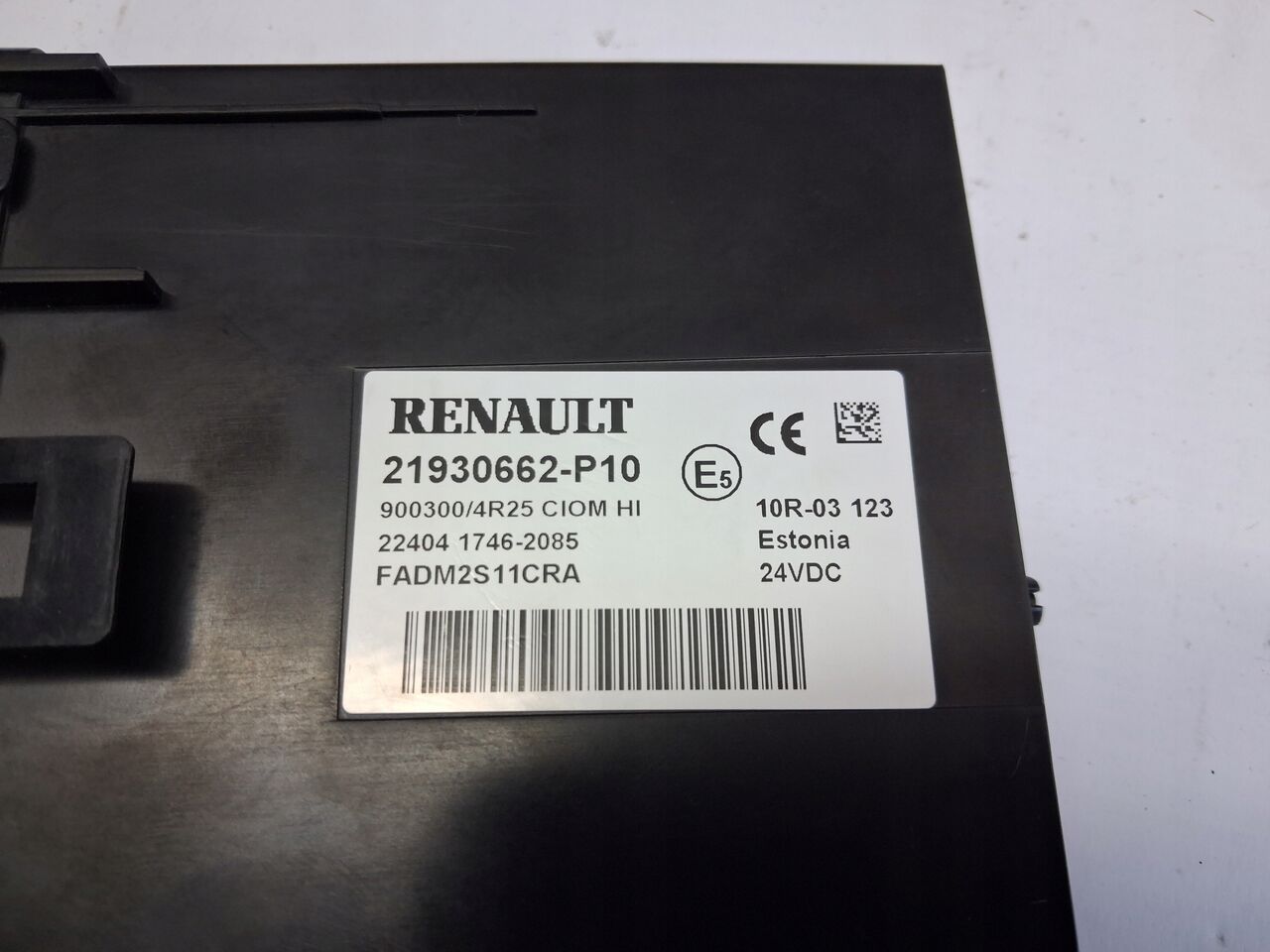 RENAULT MODUŁ KASETA STEROWNIK CIOM RENAULT GAMA T RANGE - Электрическая система для Грузовиков: фото 4 RENAULT MODUŁ KASETA STEROWNIK CIOM RENAULT GAMA T RANGE - Электрическая система для Грузовиков: фото 4