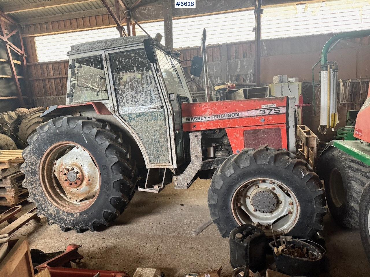 1990 Massey Ferguson 375 4x4 Tractor. - Трактор: фото 2 1990 Massey Ferguson 375 4x4 Tractor. - Трактор: фото 2