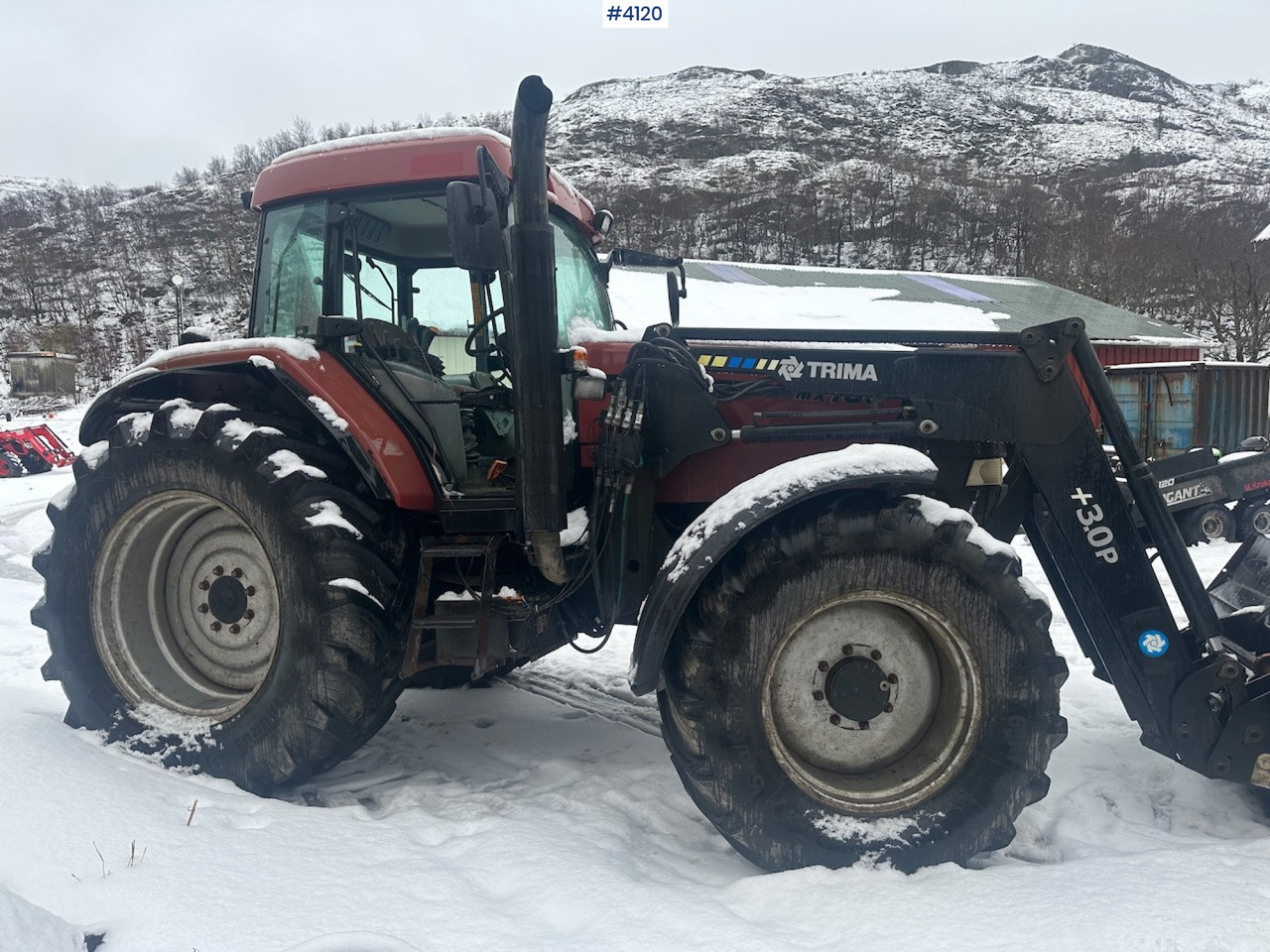 Трактор 2002 CASE MX 135 MAXXUM 4x4 tractor with front loader.: фото 1