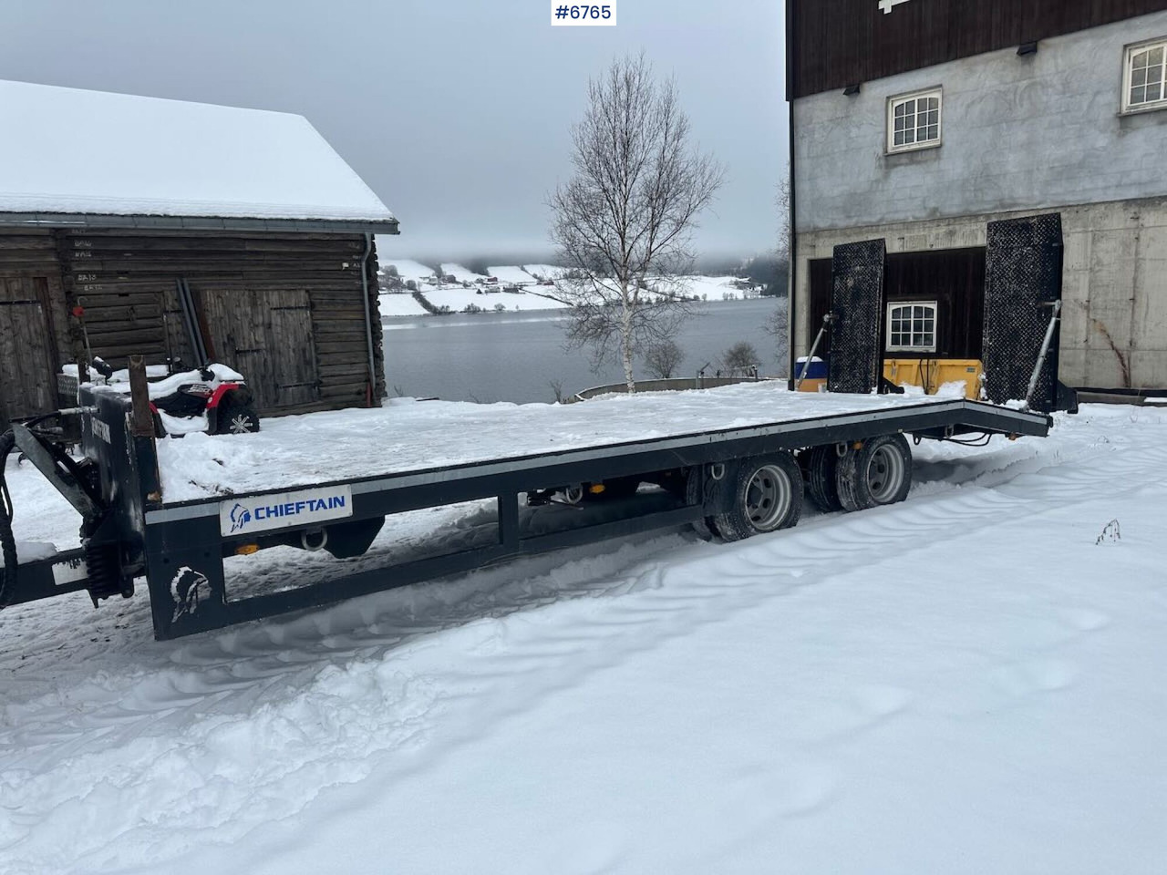 2019 Chieftain 2 axle machine trolley w/ light chains. - Сельскохозяйственный прицеп: фото 2 2019 Chieftain 2 axle machine trolley w/ light chains. - Сельскохозяйственный прицеп: фото 2