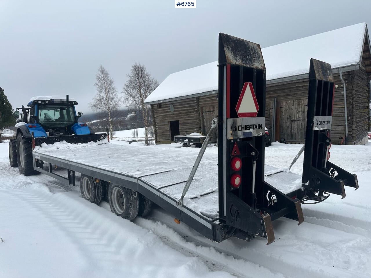 2019 Chieftain 2 axle machine trolley w/ light chains. - Сельскохозяйственный прицеп: фото 3 2019 Chieftain 2 axle machine trolley w/ light chains. - Сельскохозяйственный прицеп: фото 3