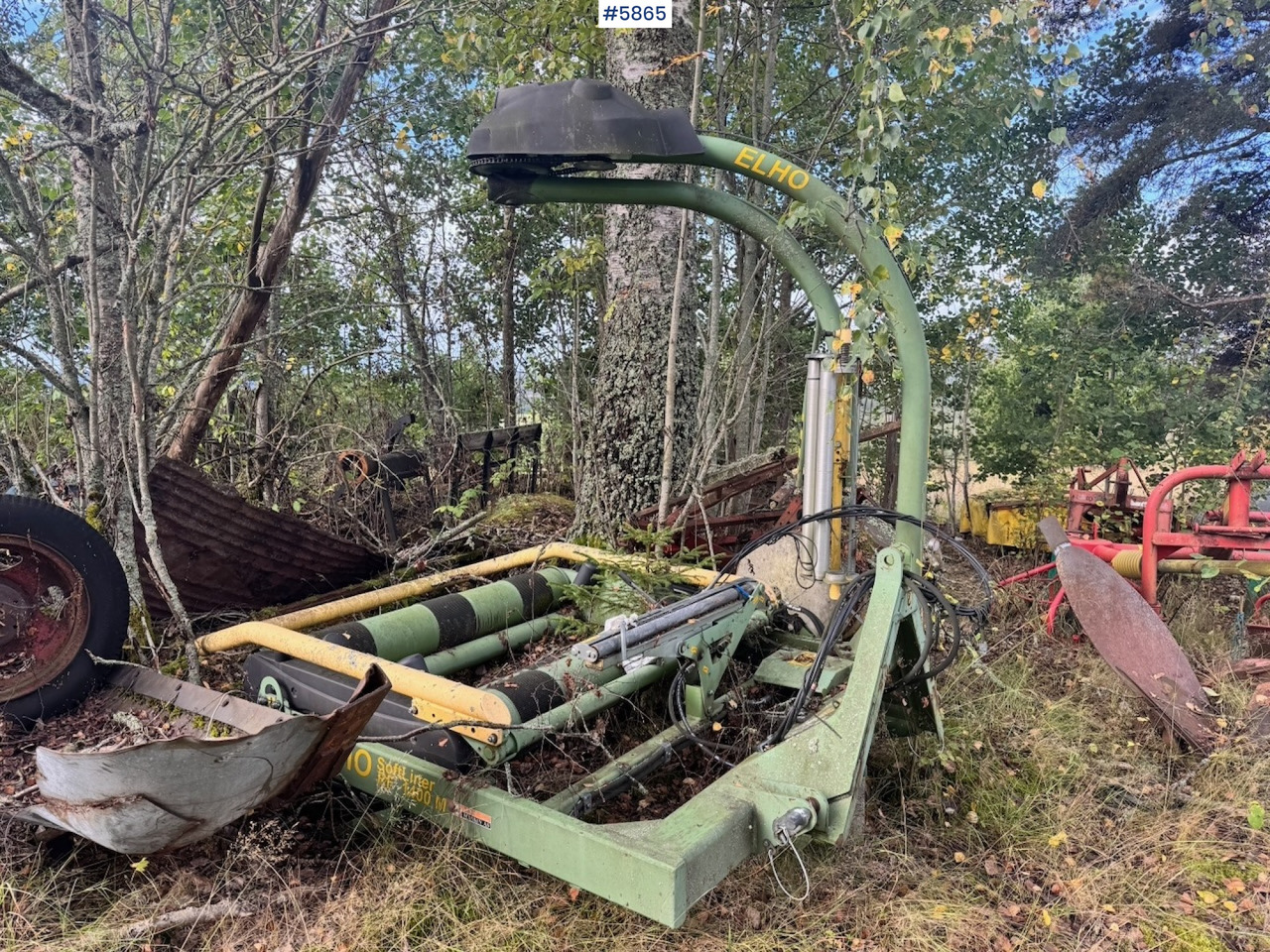 Ca. 2007 Elho 1400RF Round bale wrapper - Техника для сенозаготовки: фото 1 Ca. 2007 Elho 1400RF Round bale wrapper - Техника для сенозаготовки: фото 1