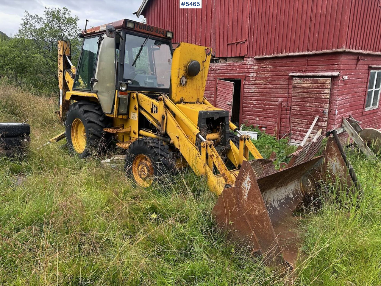 JCB Turbo 4x4 backhoe loader w/ pallet forks. Partial REP object. - Трактор: фото 2 JCB Turbo 4x4 backhoe loader w/ pallet forks. Partial REP object. - Трактор: фото 2