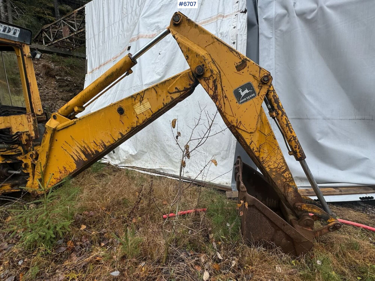 Трактор John Deere 410 Backhoe loader: фото 18