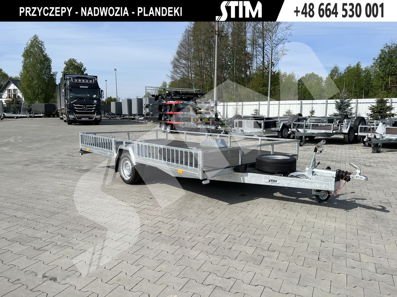 Stim STIM S21-13/3622 Przyczpa pod 2 quady - Прицеп бортовой/ Платформа: фото 3 Stim STIM S21-13/3622 Przyczpa pod 2 quady - Прицеп бортовой/ Платформа: фото 3