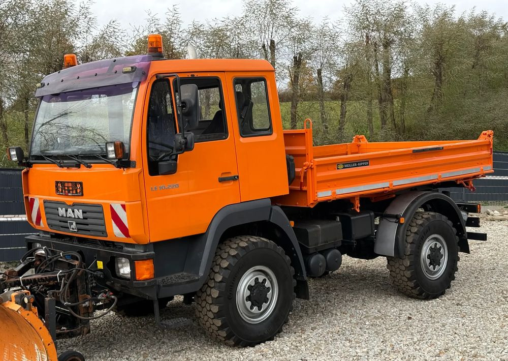MAN * MAN 10-220 * Pług * Kiper Wywrotka Meiller * 4x4 * Zimowe Utrzymanie * Unimog * - Самосвал: фото 3 MAN * MAN 10-220 * Pług * Kiper Wywrotka Meiller * 4x4 * Zimowe Utrzymanie * Unimog * - Самосвал: фото 3