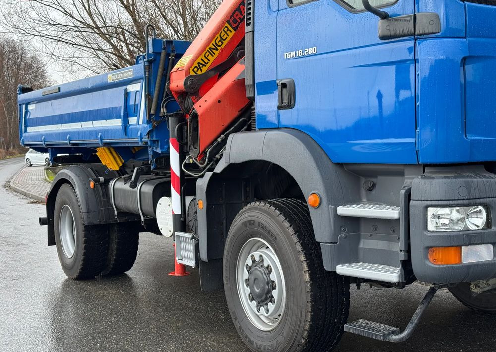 MAN * MAN 18 280 * Kiper Wywrotka * 4x4 * HDS Palfinger 120 STAN BARDZO DOBRY * Sprowadzony - Самосвал: фото 5 MAN * MAN 18 280 * Kiper Wywrotka * 4x4 * HDS Palfinger 120 STAN BARDZO DOBRY * Sprowadzony - Самосвал: фото 5