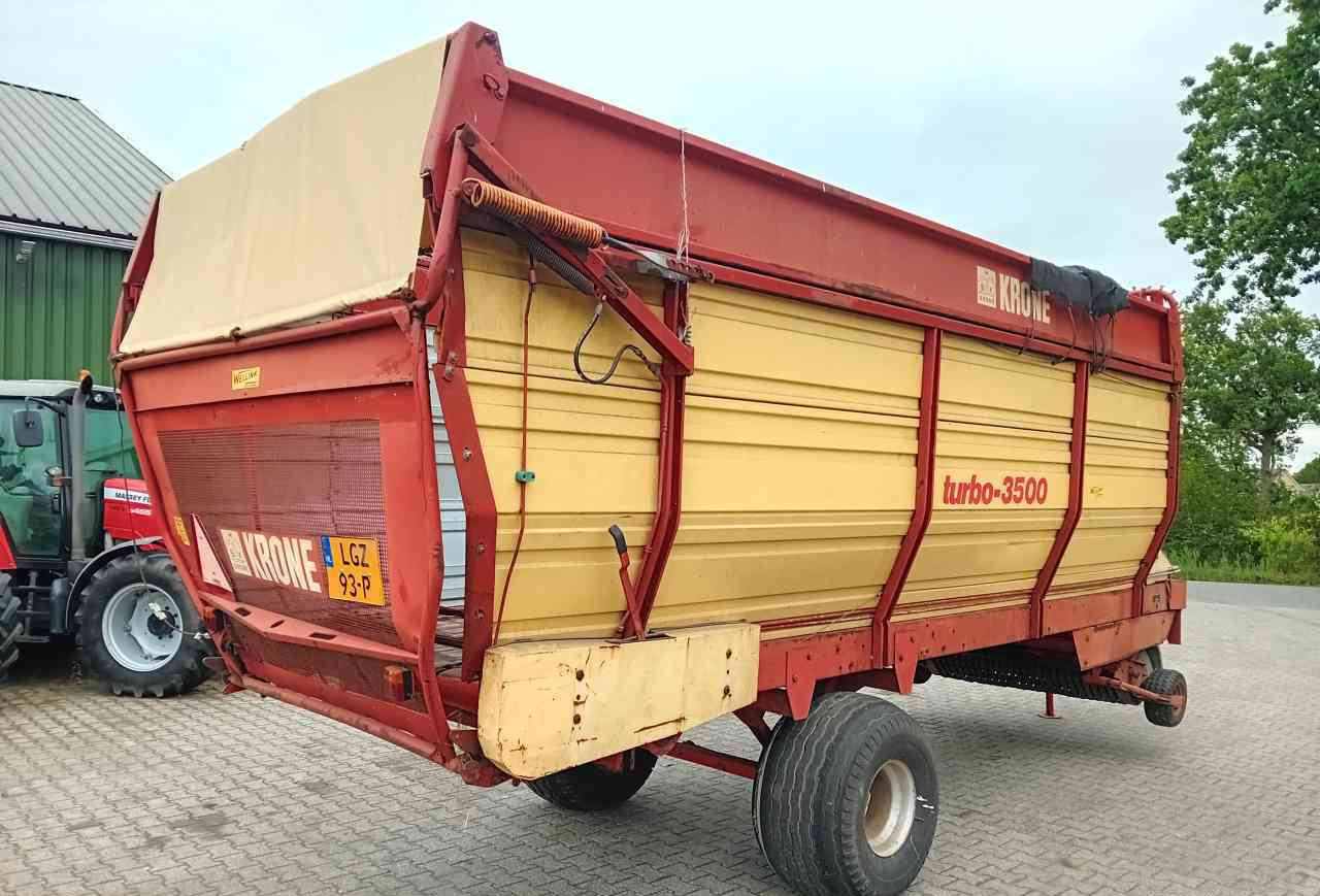 Krone Turbo 3500 enkelas - Самозагружающийся прицеп: фото 4 Krone Turbo 3500 enkelas - Самозагружающийся прицеп: фото 4