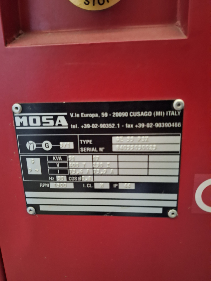 MOSA MG 55 PSX - Электрогенератор: фото 3 MOSA MG 55 PSX - Электрогенератор: фото 3