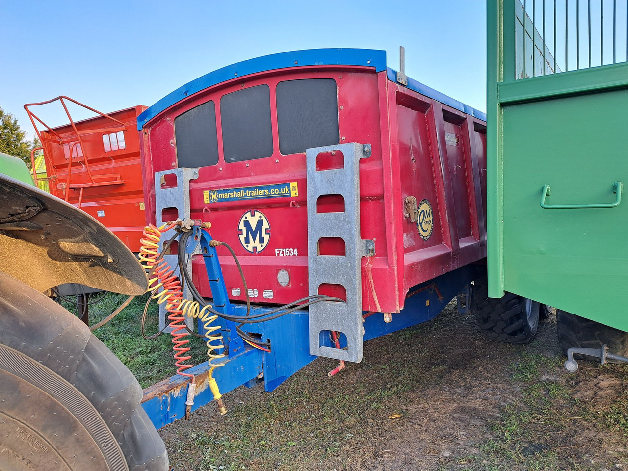 Przyczepa skorupowa Marshall 15 ton - Сельскохозяйственный прицеп: фото 2 Przyczepa skorupowa Marshall 15 ton - Сельскохозяйственный прицеп: фото 2