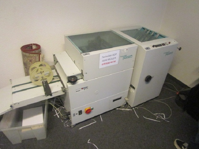 FALZ- UND HEFTMASCHINE NAGEL FOLDNAK 8 MIT TRIMMER - Фальцовщик: фото 1 FALZ- UND HEFTMASCHINE NAGEL FOLDNAK 8 MIT TRIMMER - Фальцовщик: фото 1