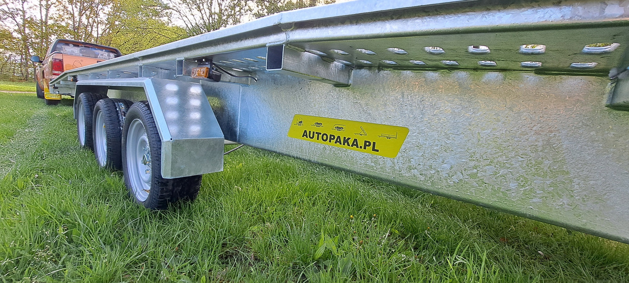 Новый Прицеп-автовоз LAWETA Z NAJAZDAMI NA 2 AUTA 8,5x2M DMC 3500, 3 OSIE / CAR TRANSPORTER WITH RAMPS FOR 2 CARS 8.5x2M DMC 3500, 3 AXLES: фото 6