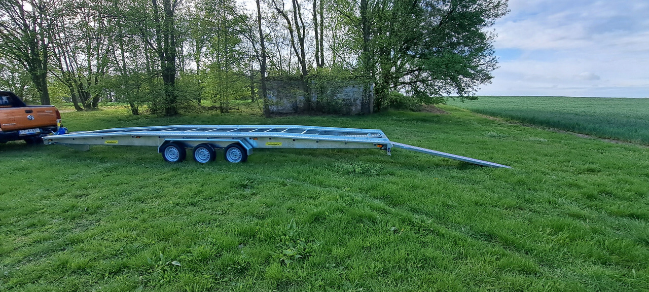 Новый Прицеп-автовоз LAWETA Z NAJAZDAMI NA 2 AUTA 8,5x2M DMC 3500, 3 OSIE / CAR TRANSPORTER WITH RAMPS FOR 2 CARS 8.5x2M DMC 3500, 3 AXLES: фото 15