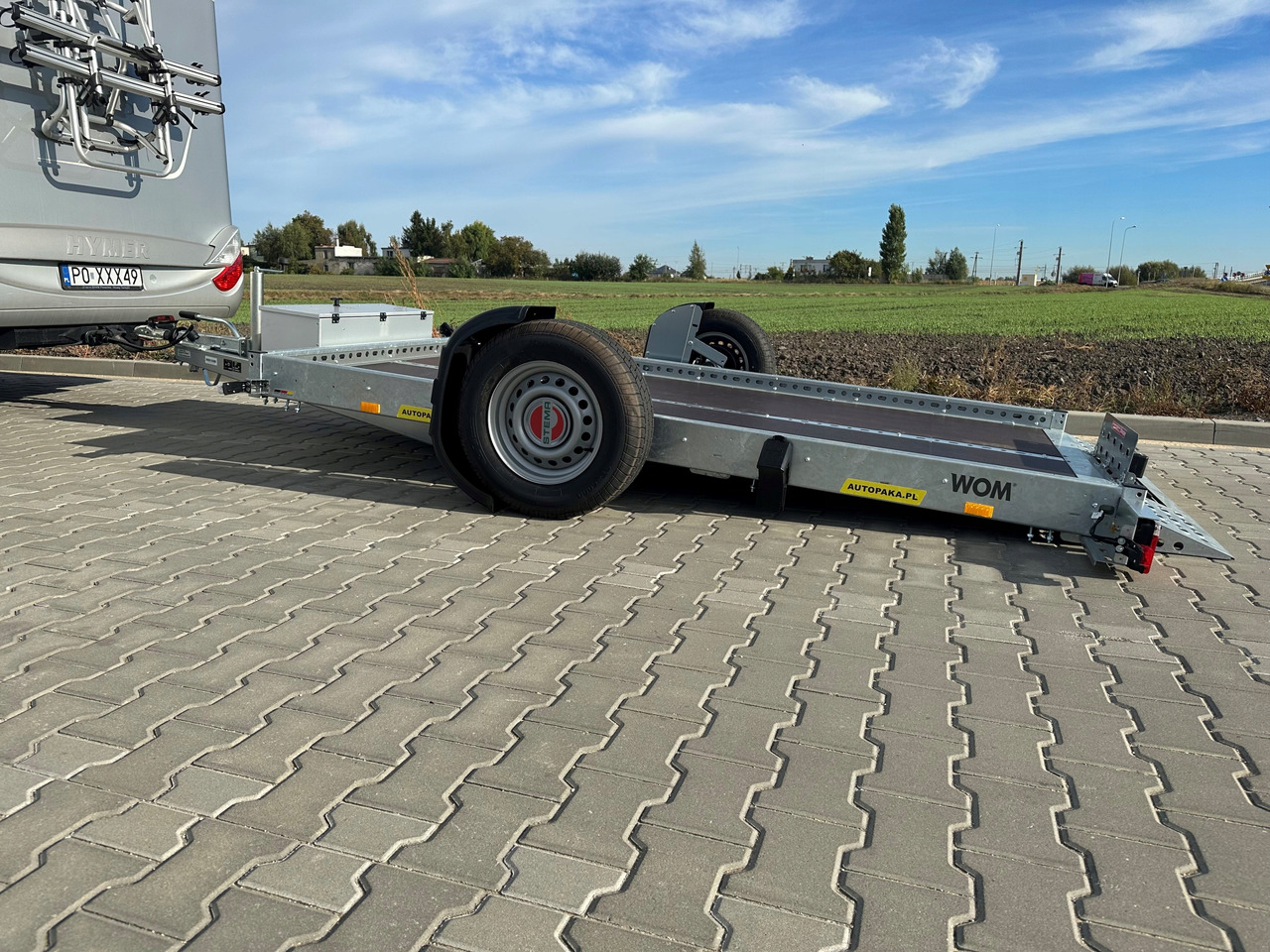 PRZYCZEPA DO MOTOCYKLA QUADA RAMPA UCHYLNA Z POMPĄ ELEKTRYCZNĄ DMC 1800 - Прицеп для мотоцикла: фото 2 PRZYCZEPA DO MOTOCYKLA QUADA RAMPA UCHYLNA Z POMPĄ ELEKTRYCZNĄ DMC 1800 - Прицеп для мотоцикла: фото 2