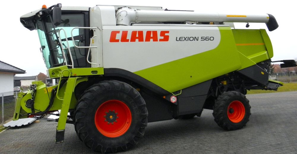 Claas Lexion 560 2008 Rok heder V 750, Najbogatsza Wersja, Nie Malowany, Stan Bardzo Dobry - Зерноуборочный комбайн: фото 5 Claas Lexion 560 2008 Rok heder V 750, Najbogatsza Wersja, Nie Malowany, Stan Bardzo Dobry - Зерноуборочный комбайн: фото 5