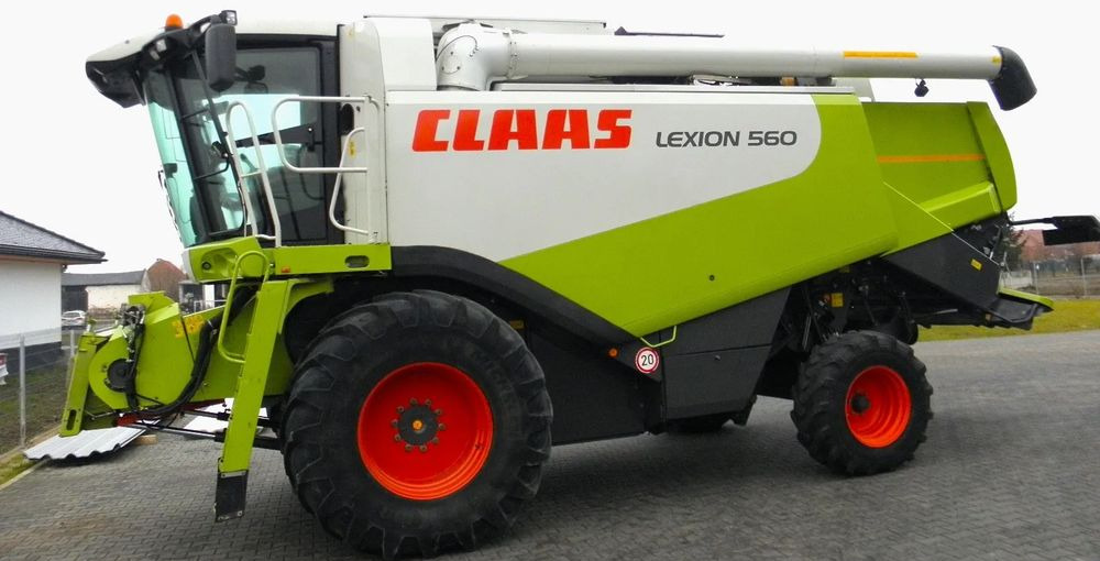 Claas Lexion 560 2008 Rok heder V 750, Najbogatsza Wersja, Nie Malowany, Stan Bardzo Dobry - Зерноуборочный комбайн: фото 3 Claas Lexion 560 2008 Rok heder V 750, Najbogatsza Wersja, Nie Malowany, Stan Bardzo Dobry - Зерноуборочный комбайн: фото 3
