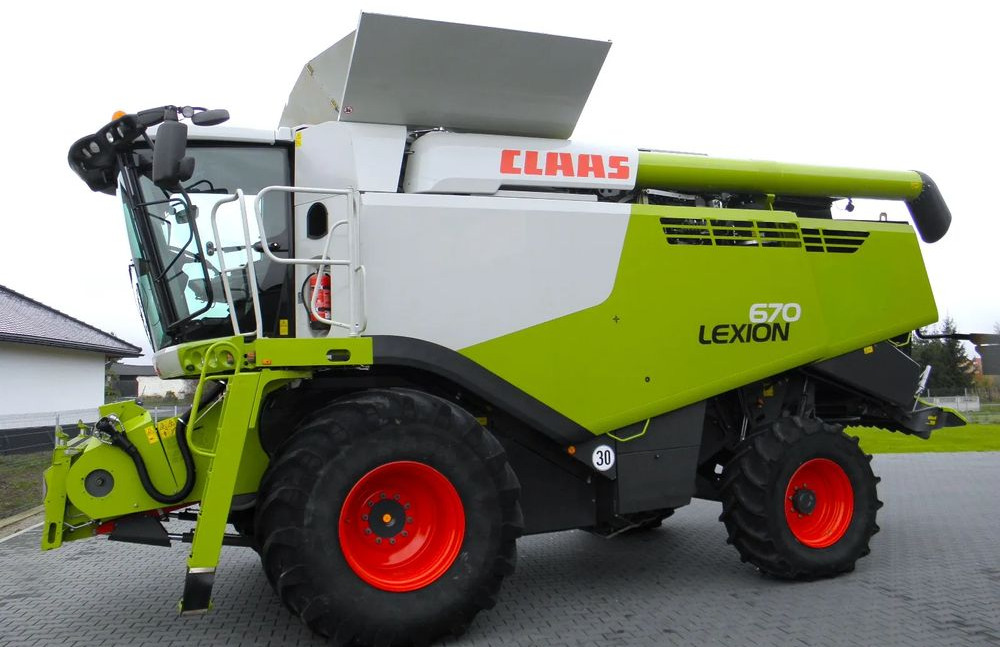 Claas Lexion 670 2019 Rok, Heder V 770, Najbogatsza Wersja, Nie Malowany, Stan Idealny - Зерноуборочный комбайн: фото 3 Claas Lexion 670 2019 Rok, Heder V 770, Najbogatsza Wersja, Nie Malowany, Stan Idealny - Зерноуборочный комбайн: фото 3