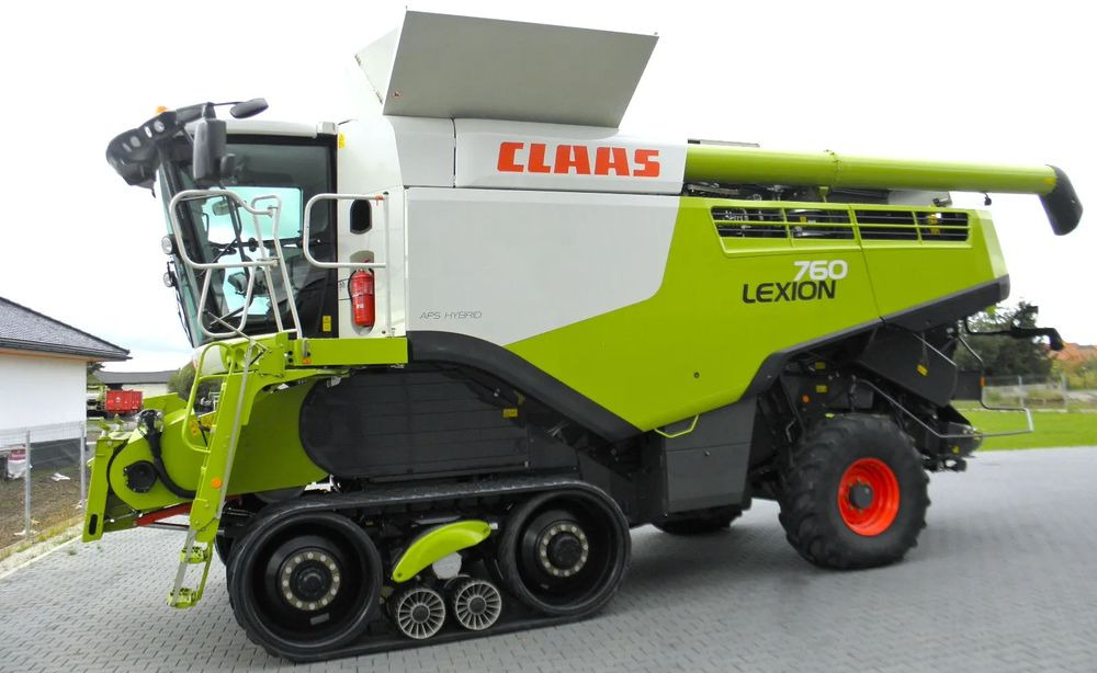 Claas Lexion 760 Terra Trac 2015 Rok, 1900 motgodzin, Heder V 930 2019 Rok, Najbogatsza Wersja, Nie Malowany, Stan Idealny - Зерноуборочный комбайн: фото 4 Claas Lexion 760 Terra Trac 2015 Rok, 1900 motgodzin, Heder V 930 2019 Rok, Najbogatsza Wersja, Nie Malowany, Stan Idealny - Зерноуборочный комбайн: фото 4