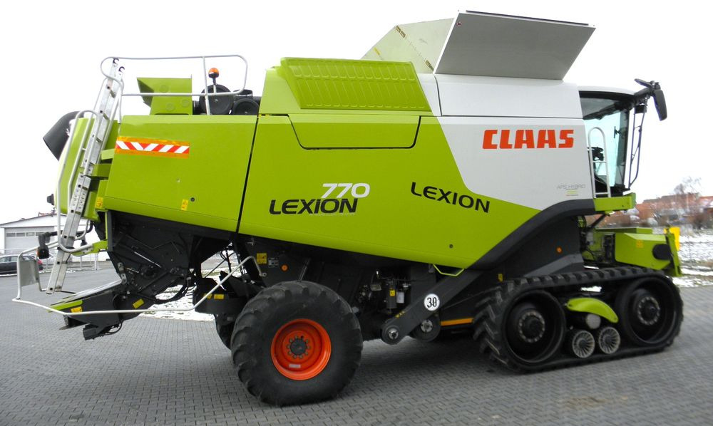 Claas Lexion 770 Terra Trac Heder V10,5, Najbogatsza Wersja, Nie Malowany, Stan Bardzo Dobry - Зерноуборочный комбайн: фото 4 Claas Lexion 770 Terra Trac Heder V10,5, Najbogatsza Wersja, Nie Malowany, Stan Bardzo Dobry - Зерноуборочный комбайн: фото 4