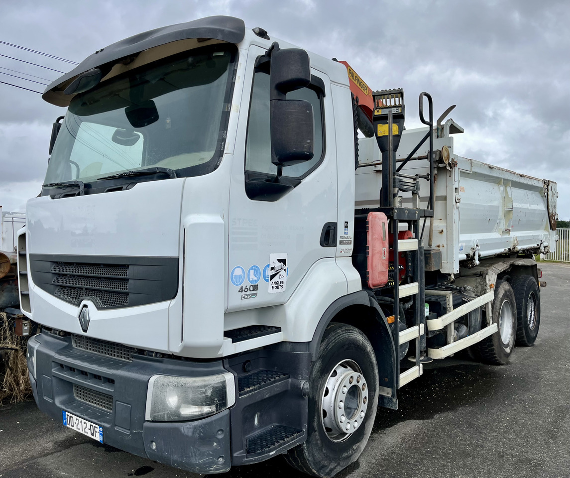 RENAULT Premium Lander 460dxi bibenne grue Palfinger pk16001 - Самосвал, Автоманипулятор: фото 2 RENAULT Premium Lander 460dxi bibenne grue Palfinger pk16001 - Самосвал, Автоманипулятор: фото 2