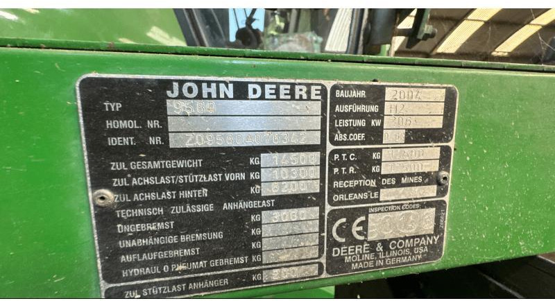 JOHN DEERE 9580WTS - Зерноуборочный комбайн: фото 5 JOHN DEERE 9580WTS - Зерноуборочный комбайн: фото 5