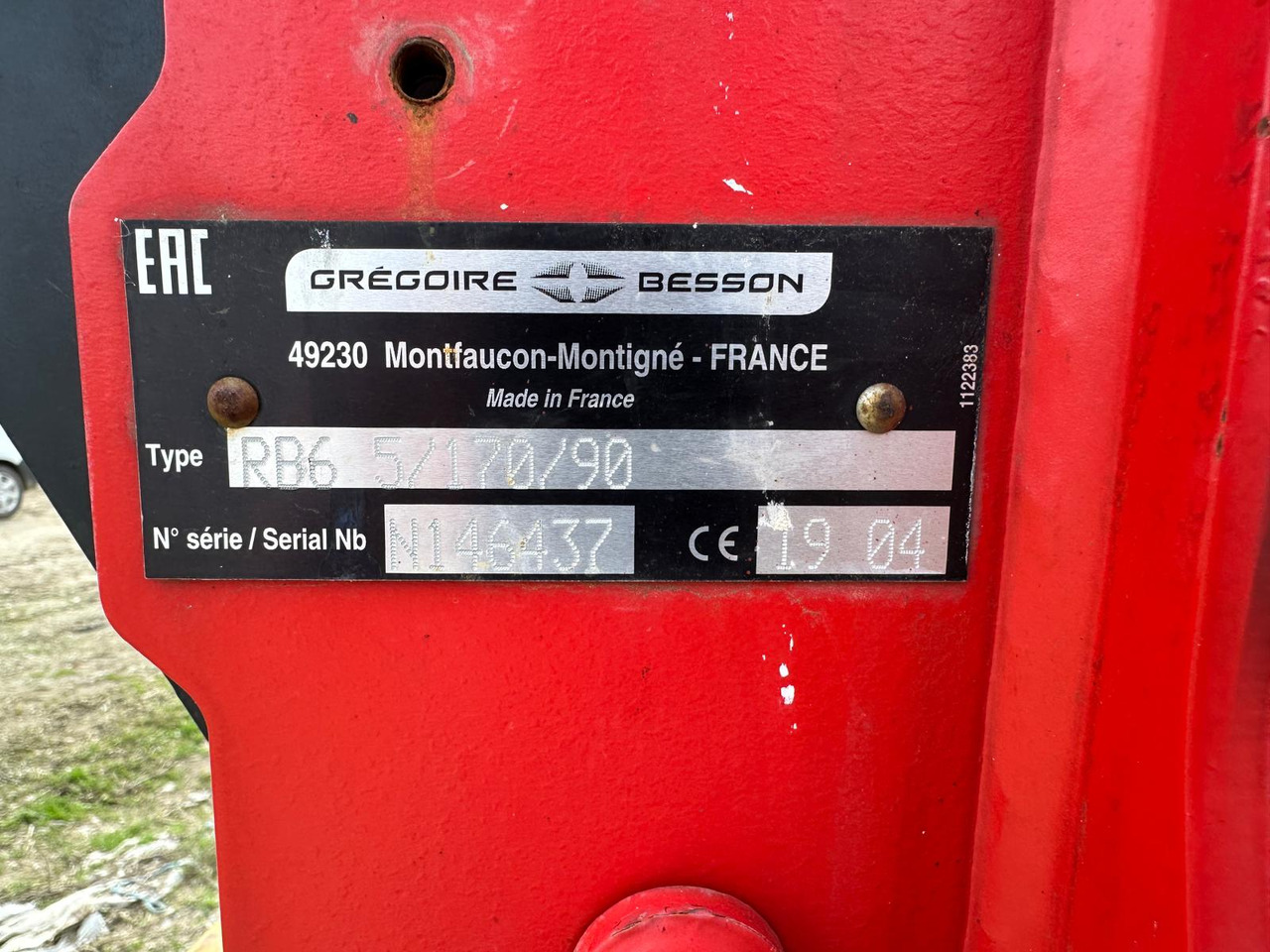 Plow Gregoire Besson Rover 60 - Плуг: фото 3 Plow Gregoire Besson Rover 60 - Плуг: фото 3