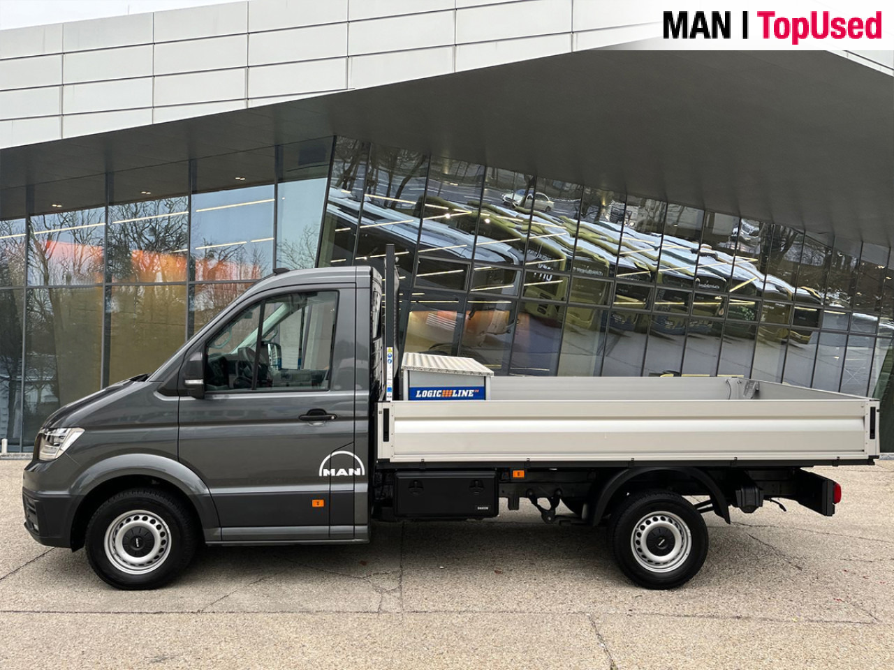 MAN TGE 3.140 4X2F SB, Automatic, Flat bed Klima ZV - Малотоннажный бортовой грузовик: фото 3 MAN TGE 3.140 4X2F SB, Automatic, Flat bed Klima ZV - Малотоннажный бортовой грузовик: фото 3