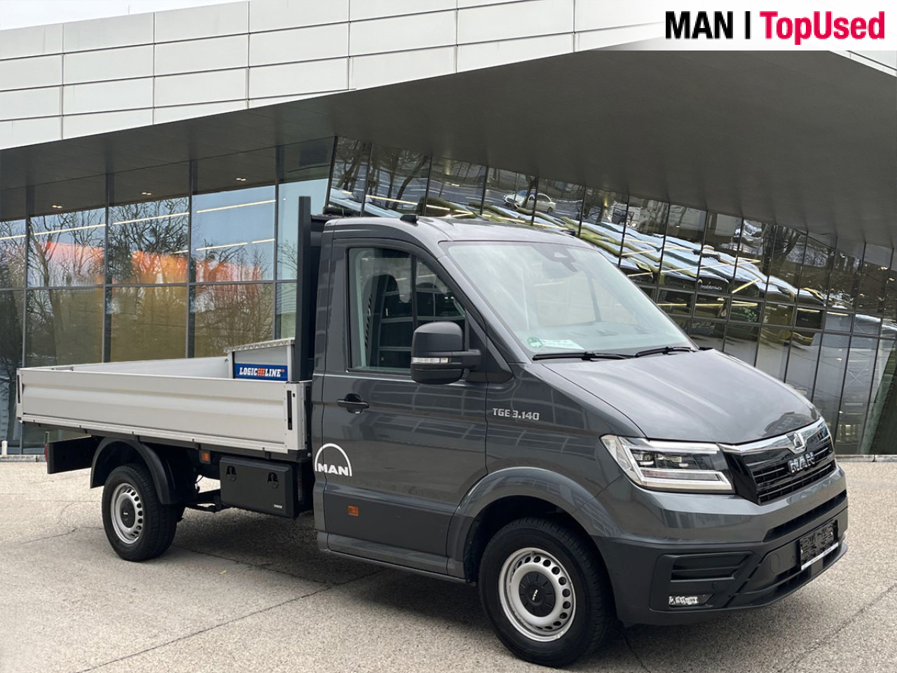 MAN TGE 3.140 4X2F SB, Automatic, Flat bed Klima ZV в лизинг MAN TGE 3.140 4X2F SB, Automatic, Flat bed Klima ZV: фото 10