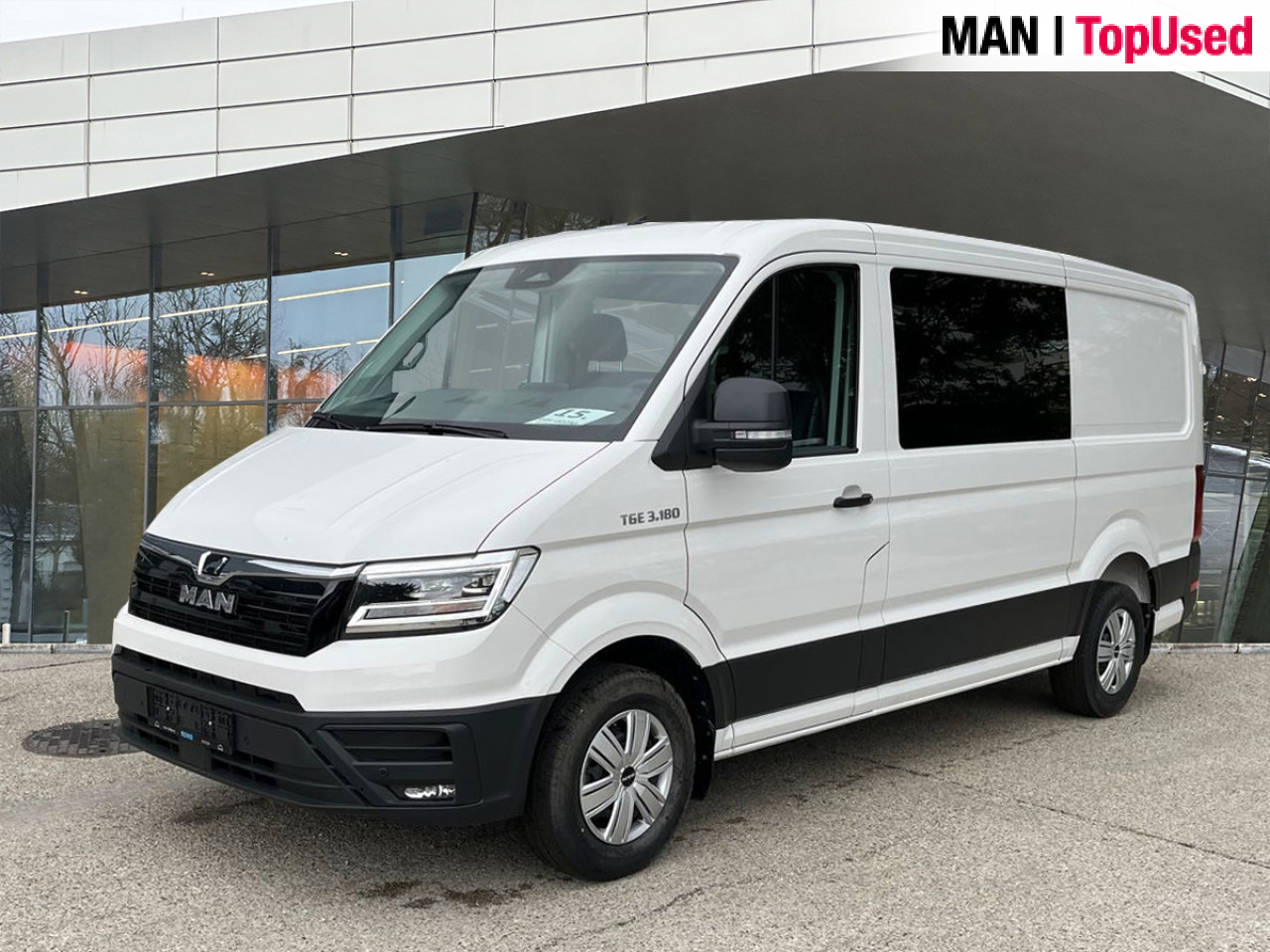 MAN TGE 3.180 4X2F SB - Цельнометаллический фургон, Грузопассажирский фургон: фото 1 MAN TGE 3.180 4X2F SB - Цельнометаллический фургон, Грузопассажирский фургон: фото 1