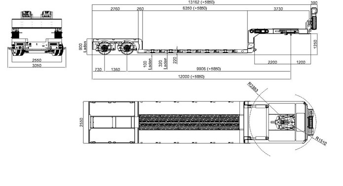 YALCIN EXTRA SURBAISSEE 2 ESSIEUX - Низкорамный полуприцеп: фото 4 YALCIN EXTRA SURBAISSEE 2 ESSIEUX - Низкорамный полуприцеп: фото 4